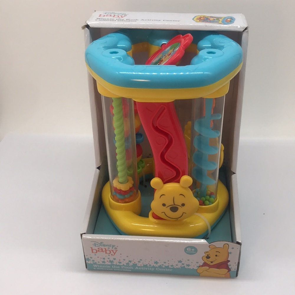 Disney Baby Winnie the Pooh Activity Center - Blue and Yellow